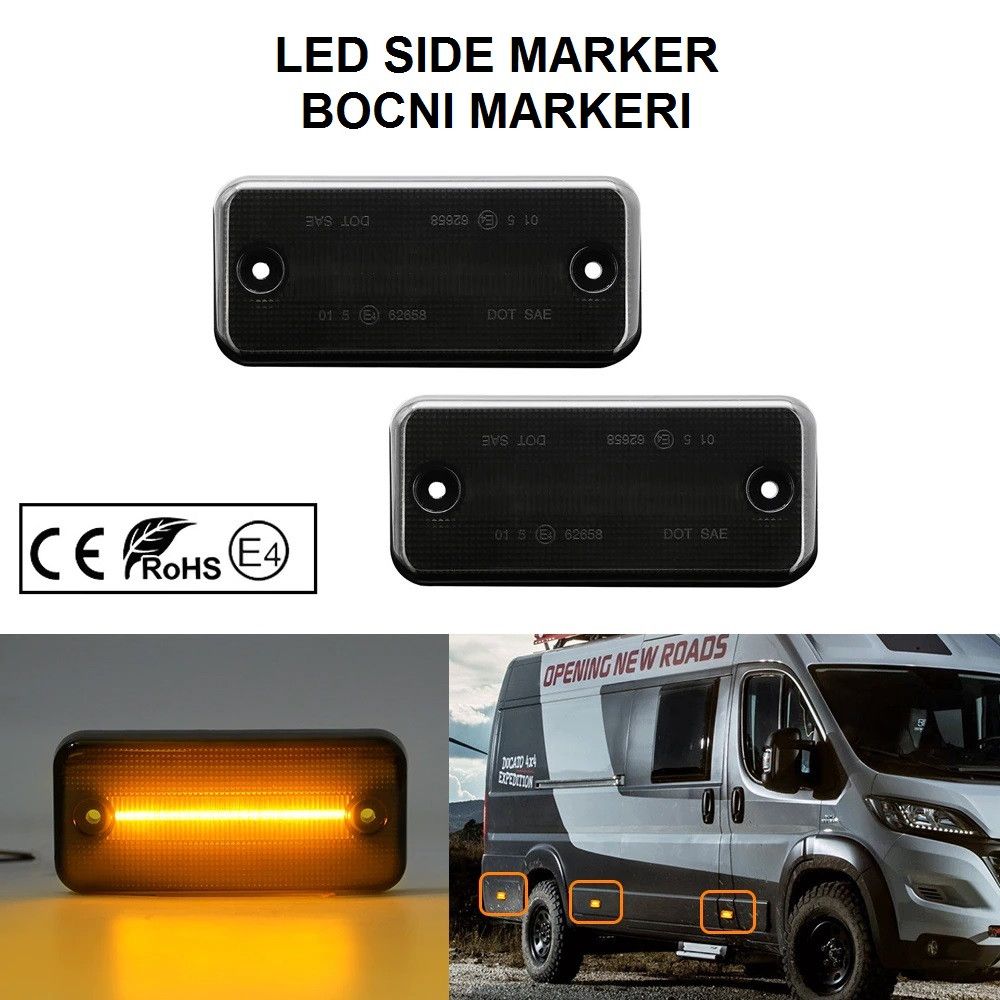 LED SIJALICE, BOCNI MIGAVCI - GABARITI - IVECO 172404 Beograd Zemun